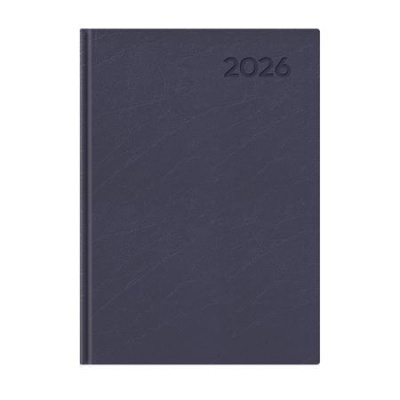 Naptár, tervező, A5, napi, TOPTIMER, "Economic", kék