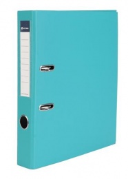 Iratrendező, 50 mm, A4, PP/karton, VICTORIA OFFICE, "Basic", türkiz