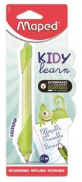 Írástanuló rollertoll, 0,7 mm, törölhető, MAPED "KIDY Learn MAGIC", kaméleon, zöld